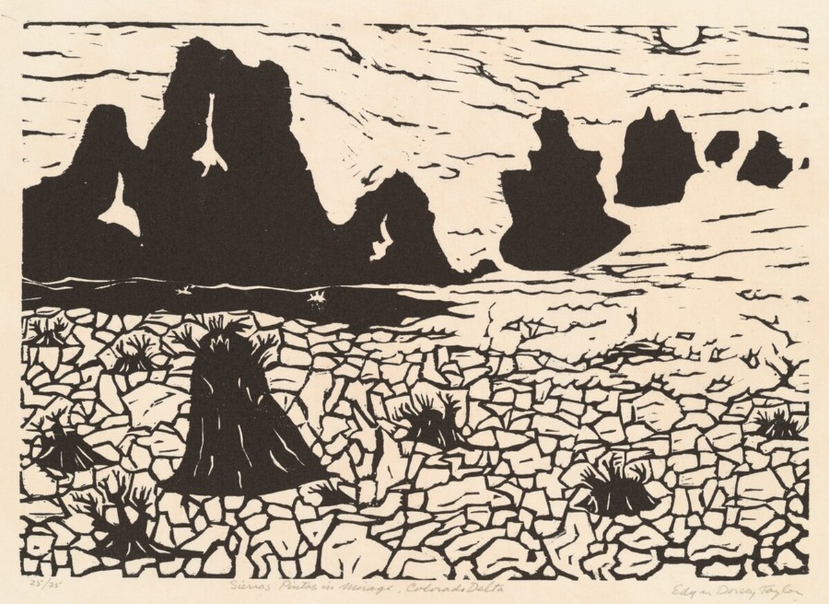 Sierras Pintas in Mirage, Colorado Delta by Edgar Dorsey Taylor