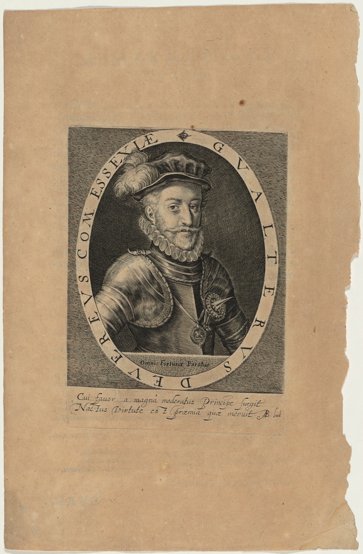 Walter Devereux, First Earl of Essex by Willem de Passe and Magdalena de Passe