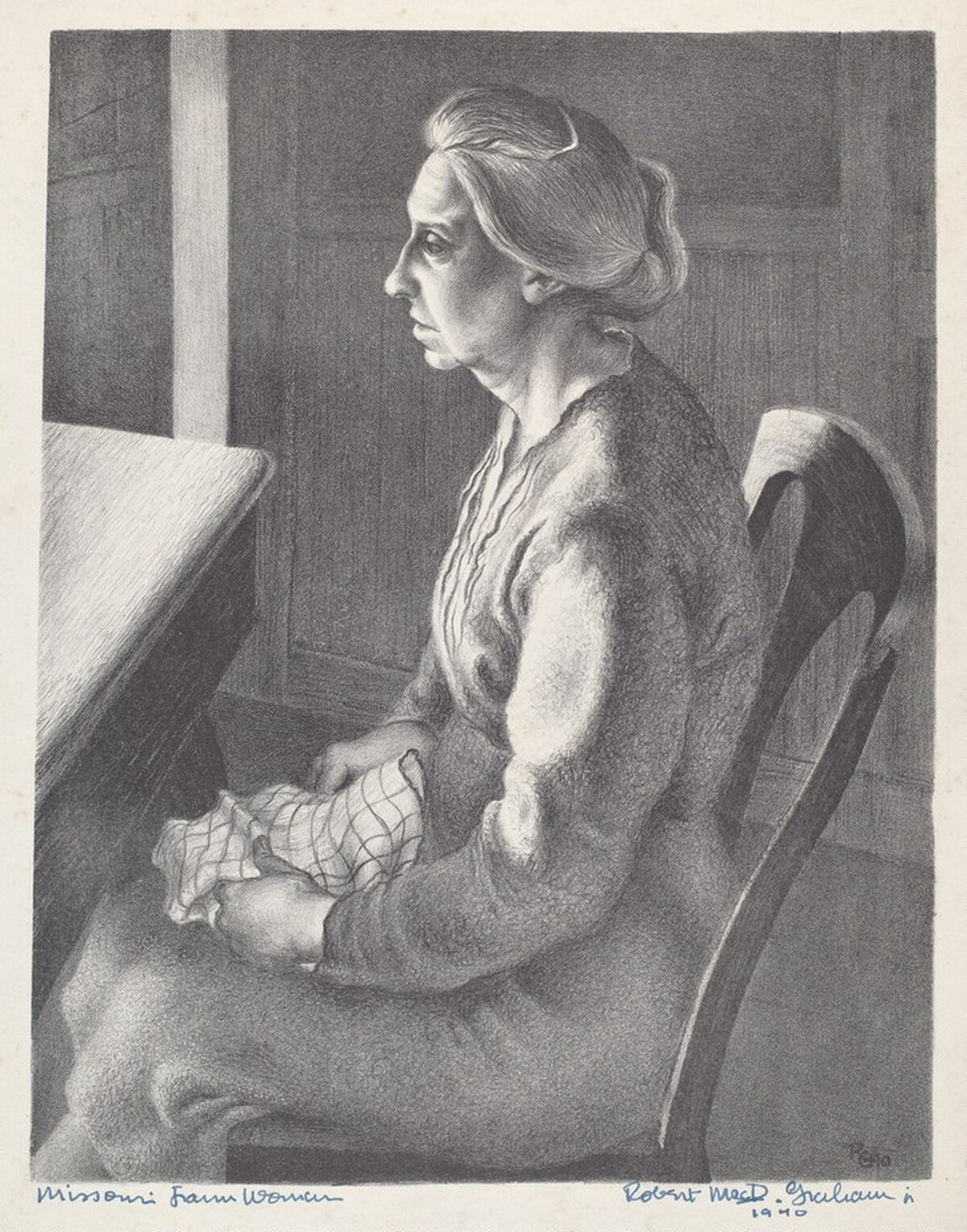 Missouri Farm Woman by Robert MacDonald Graham