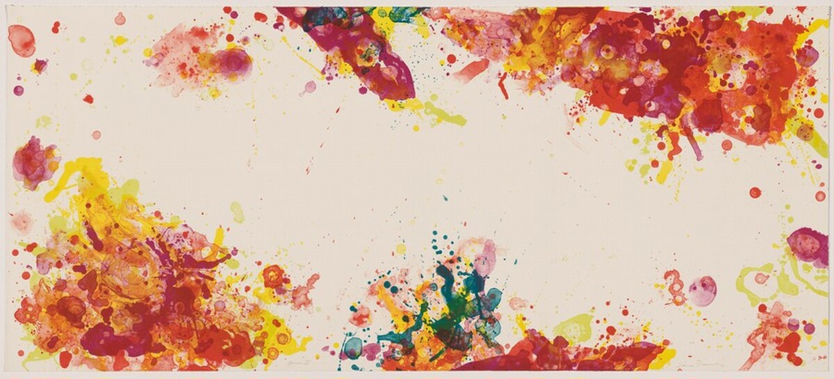 Spleen (Red) by Sam Francis