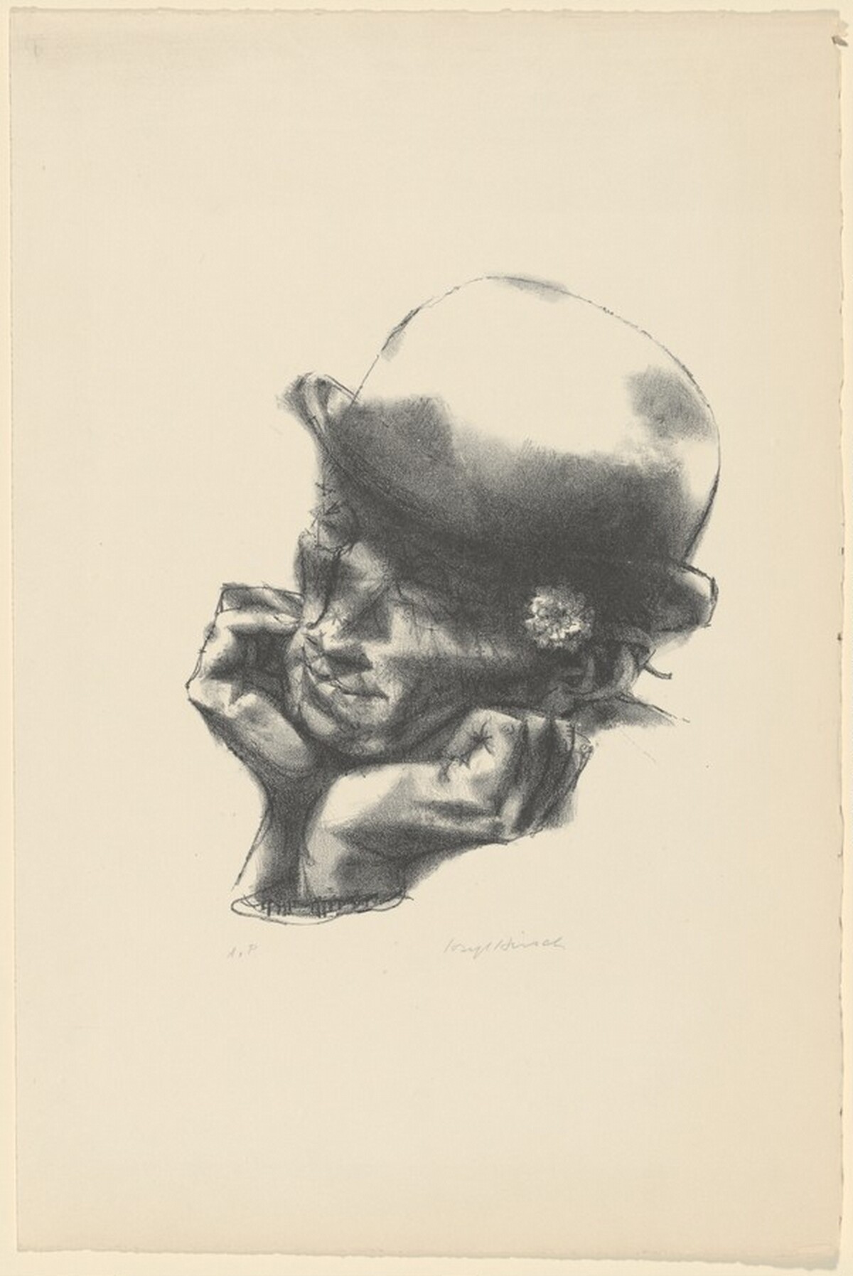 Man with Flower by Joseph Hirsch