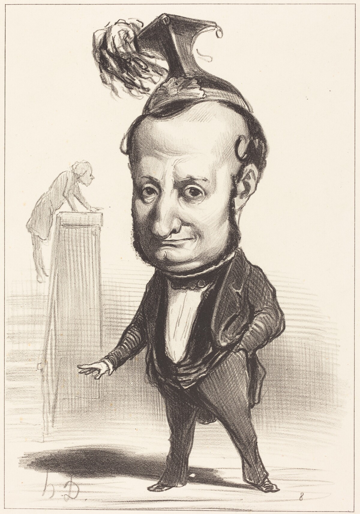 L.F. Raymond Wolowski by Honoré Daumier