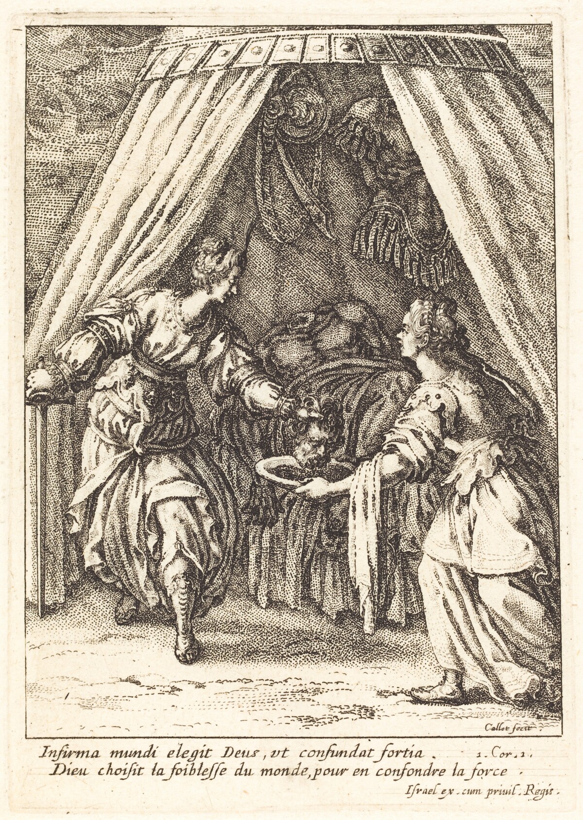 Judith with the Head of Holofernes by Jacques Callot