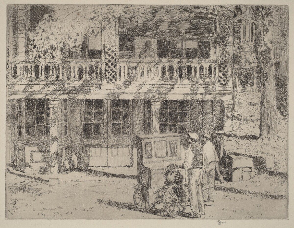 Toby's, Cos Cob by Childe Hassam