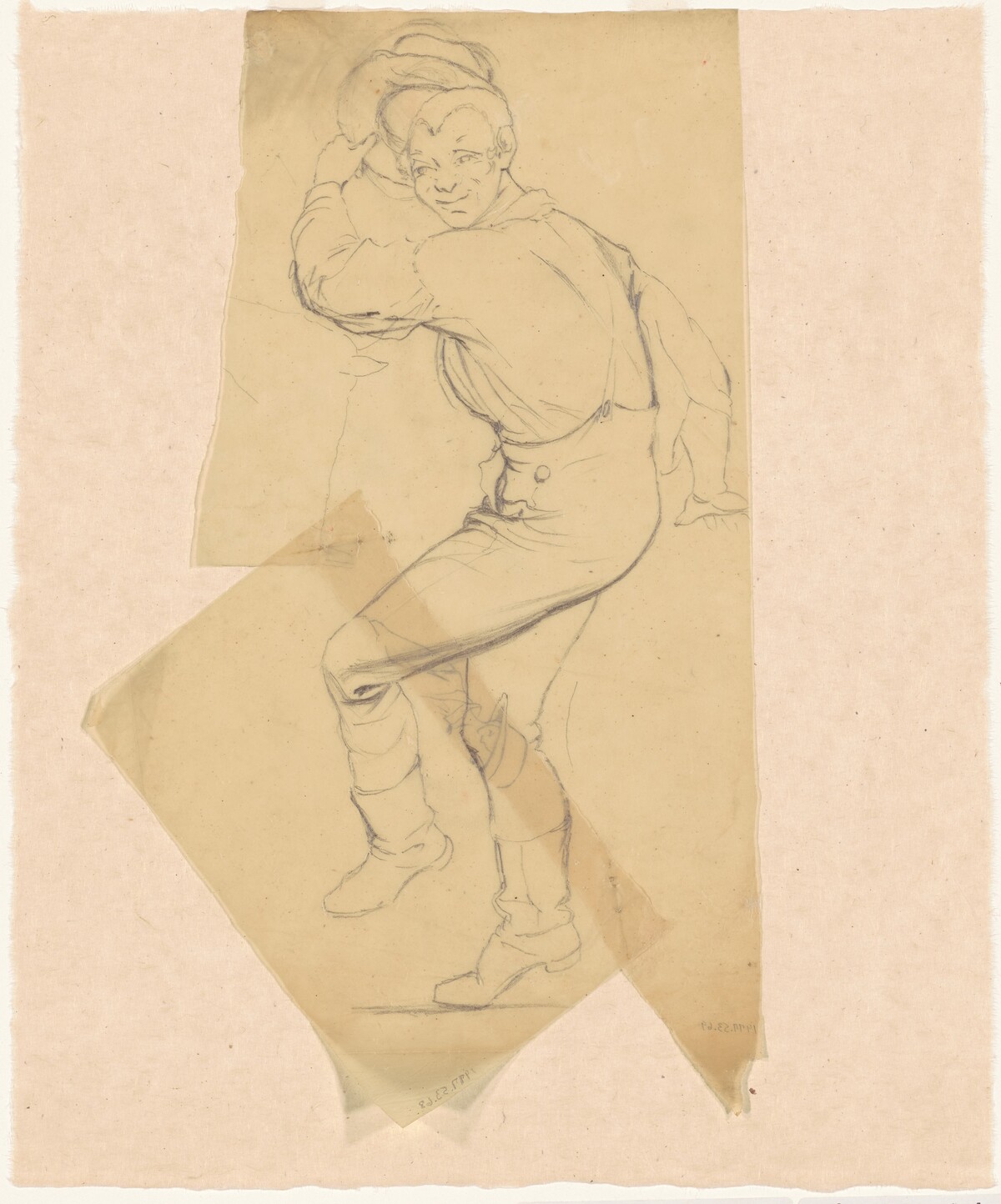 Studies for "Dance on a Stone Boat" and "In the Cornfield" by James Goodwyn Clonney