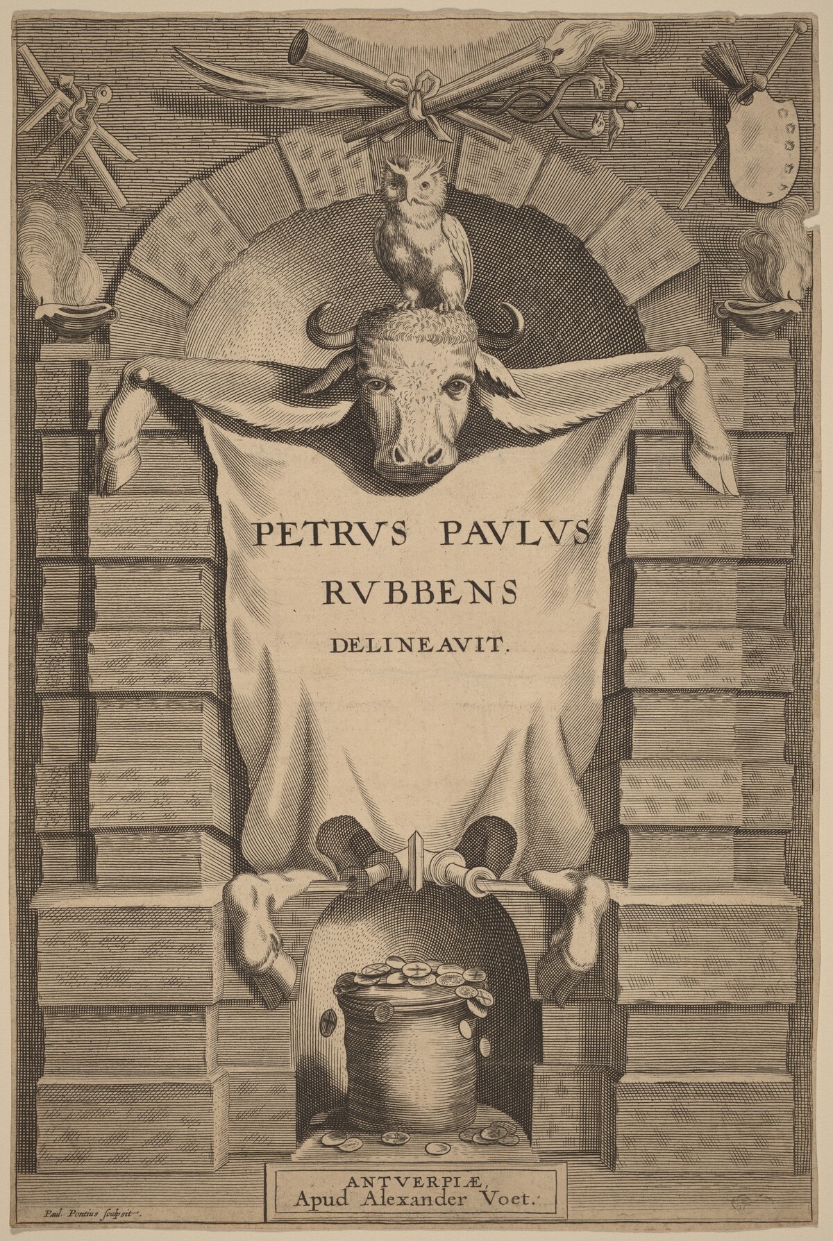 Title Page by Paulus Pontius after Sir Peter Paul Rubens