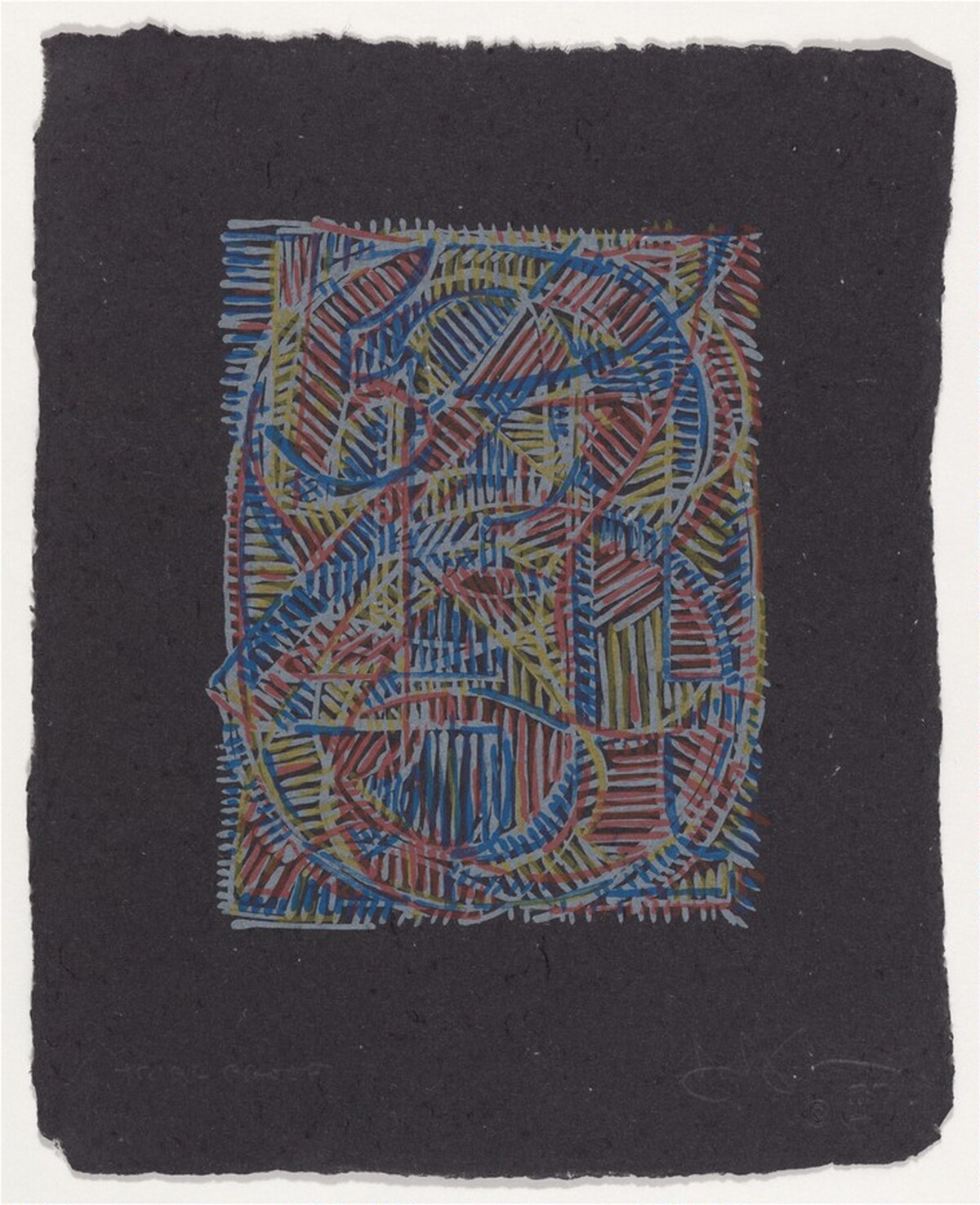0 through 9 [trial proof] by Jasper Johns