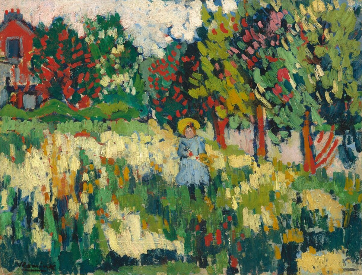 Chestnut Trees in Bloom by Maurice de Vlaminck