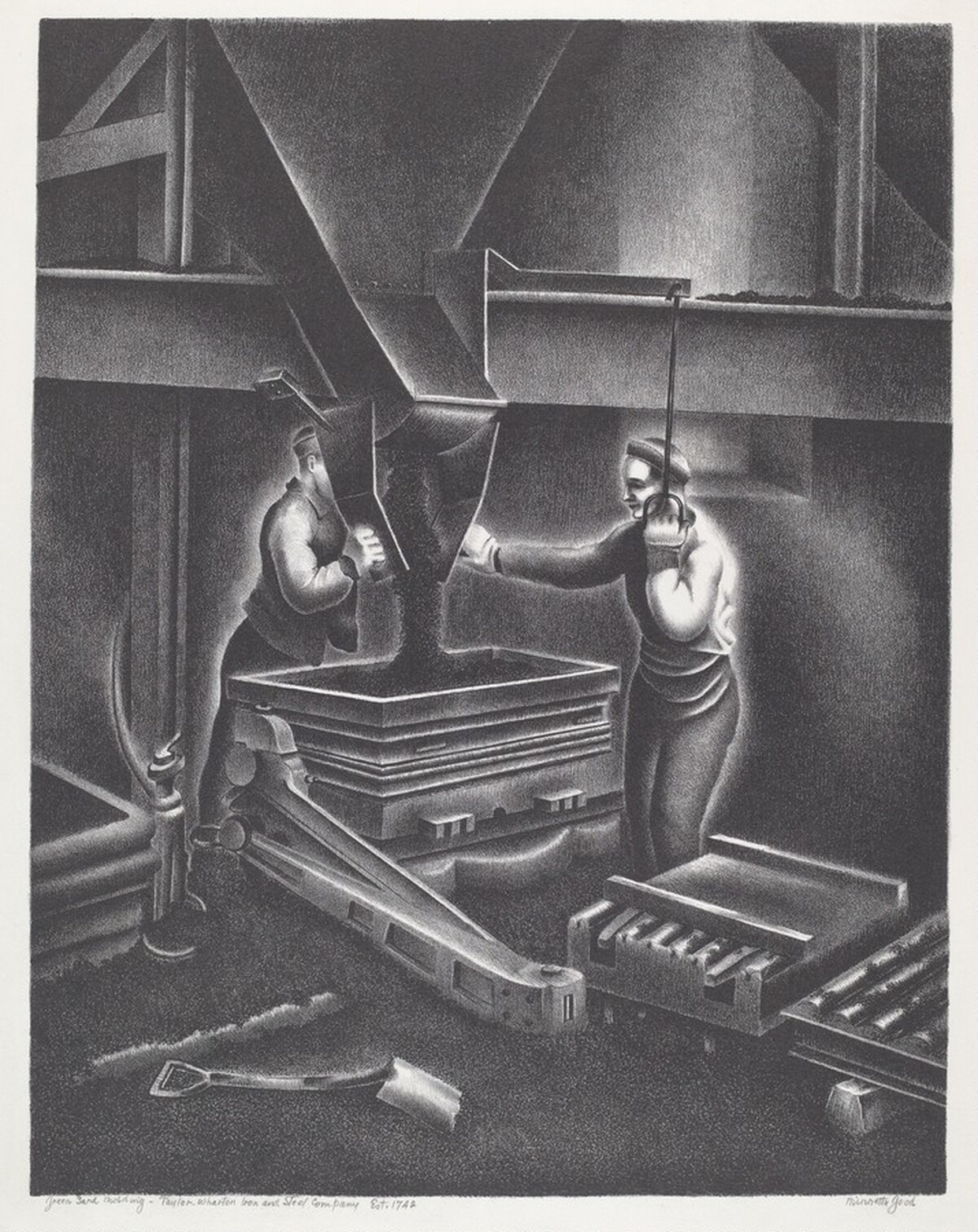 Green Sand Molding - Taylor-Wharton Iron & Steel by Minnetta Good