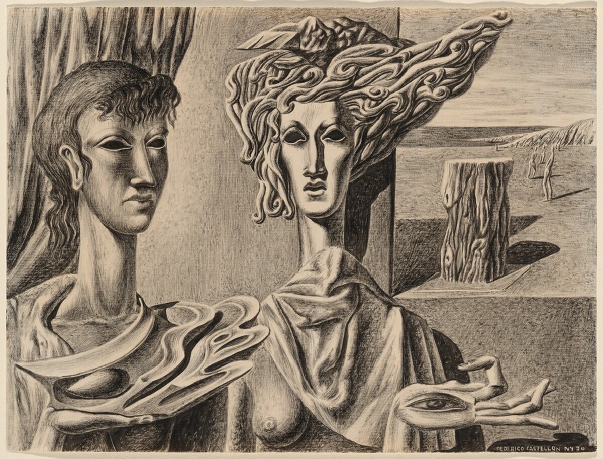 El Nacimiento de la Vista en la Obscuridad de la Noche (The Birth of Sight in the Dark of Night) by Federico Castellón