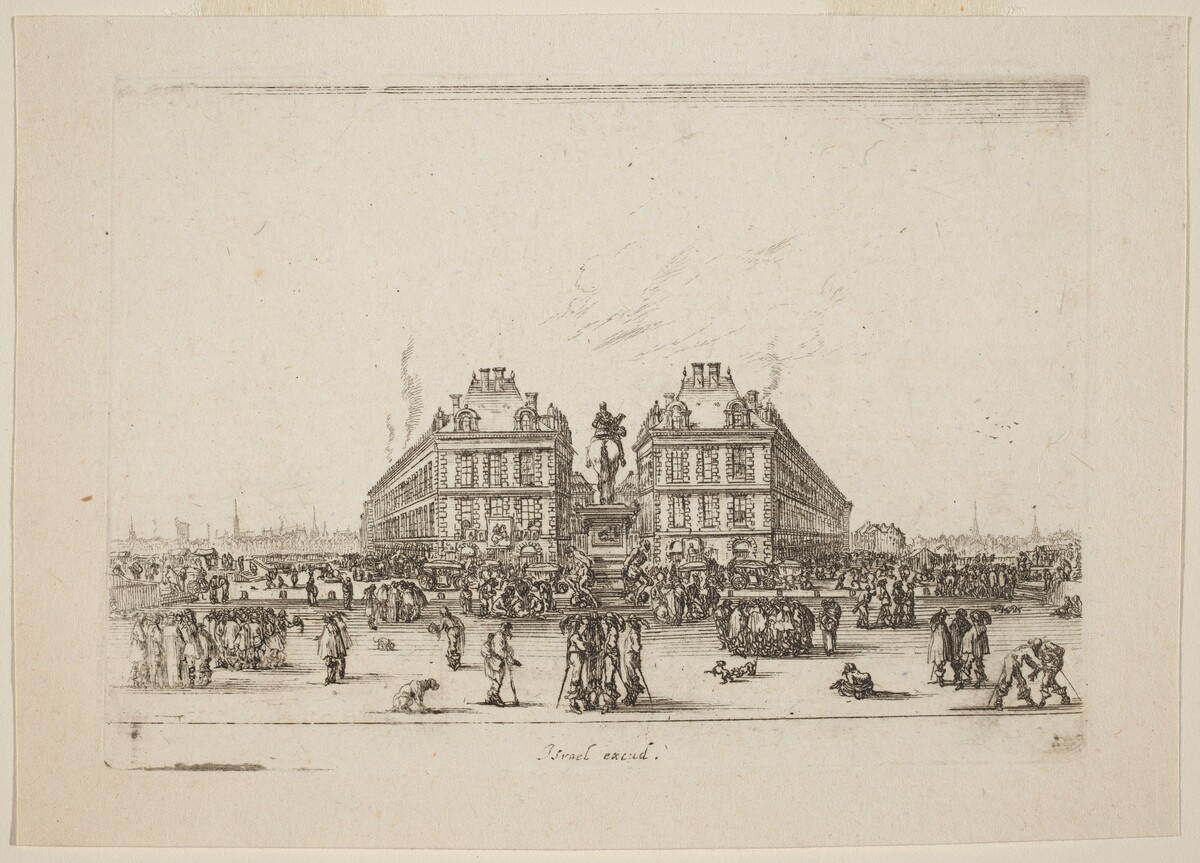 Place Dauphine by Stefano Della Bella