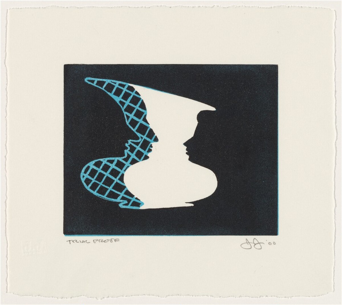 Untitled [trial proof] by Jasper Johns