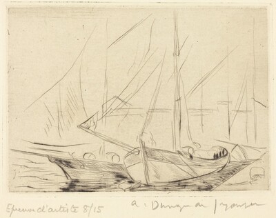 Sailboats, Saint-Tropez (Saint-Tropez, les tartanes)