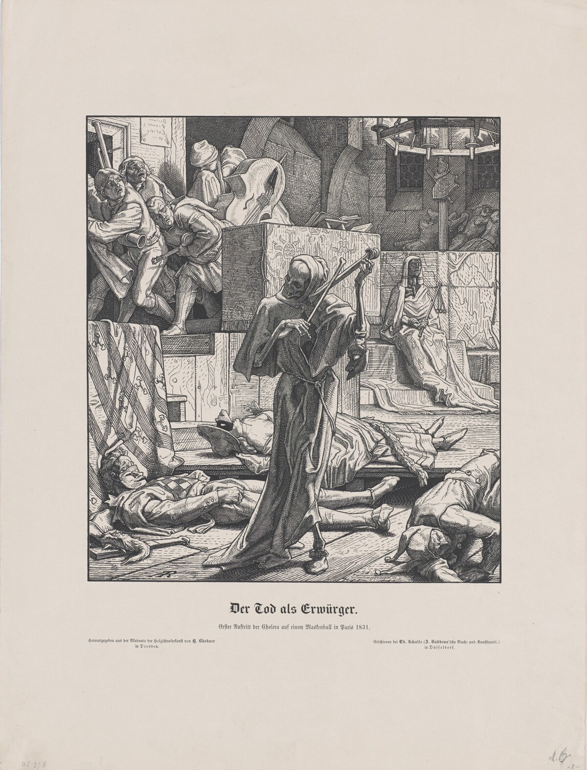 Der Tod als Freund (Death as a Friend) by Alfred Rethel