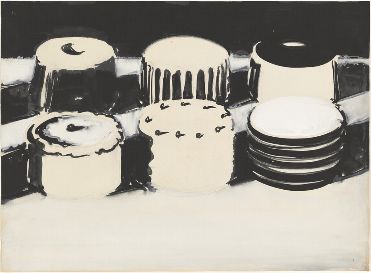 Study of Cakes by Wayne Thiebaud