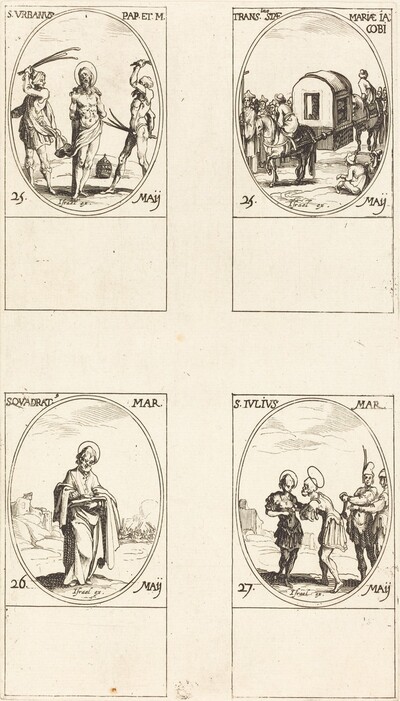 St. Urban; The Translation of St. Mary of James; St. Quadrat; St. Julius