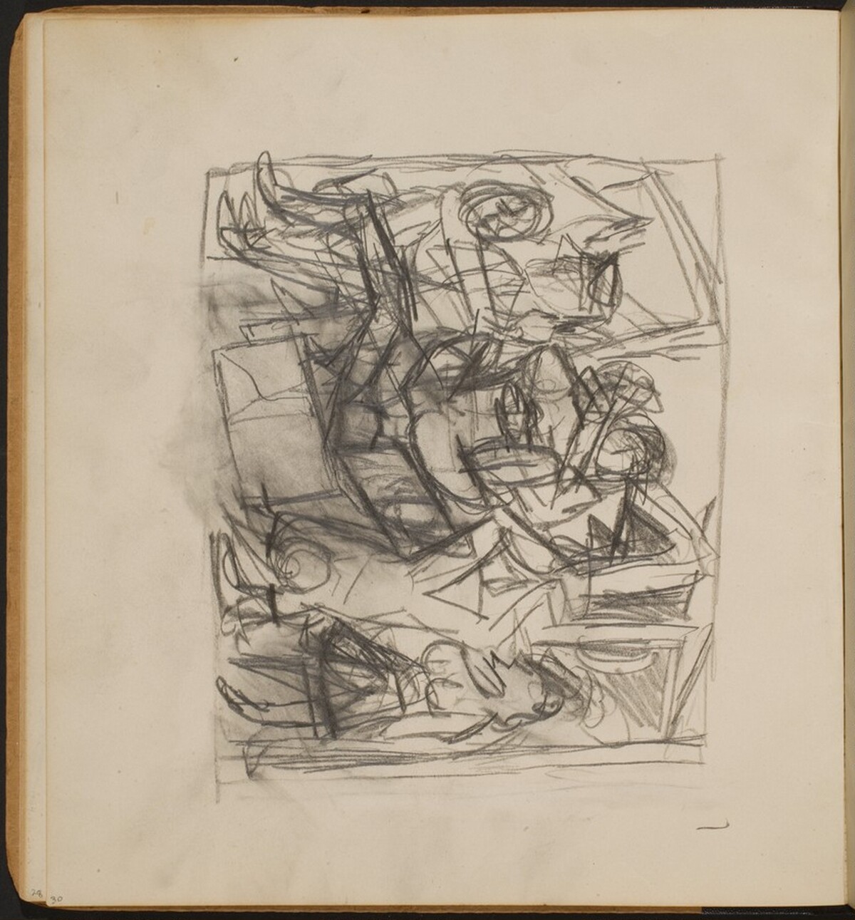 Vergewaltigungsszene (Rape Scene) [p. 30] by Max Beckmann