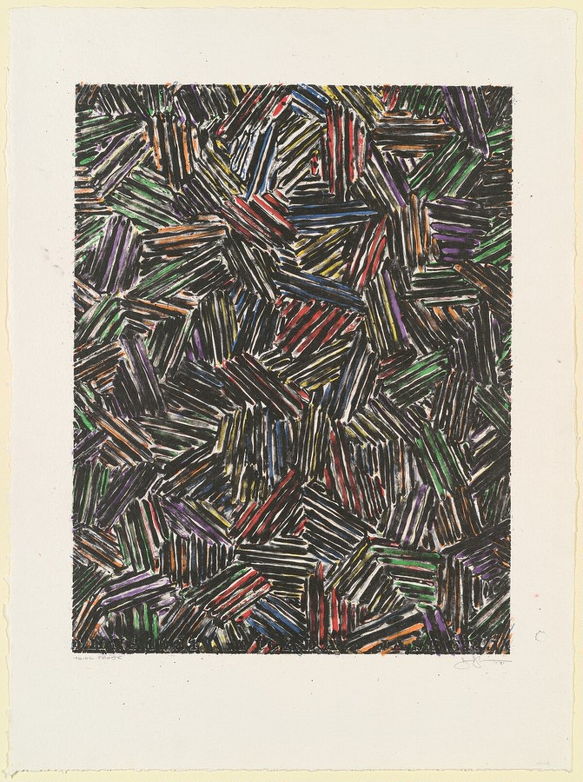 Cicada [trial proof] by Jasper Johns