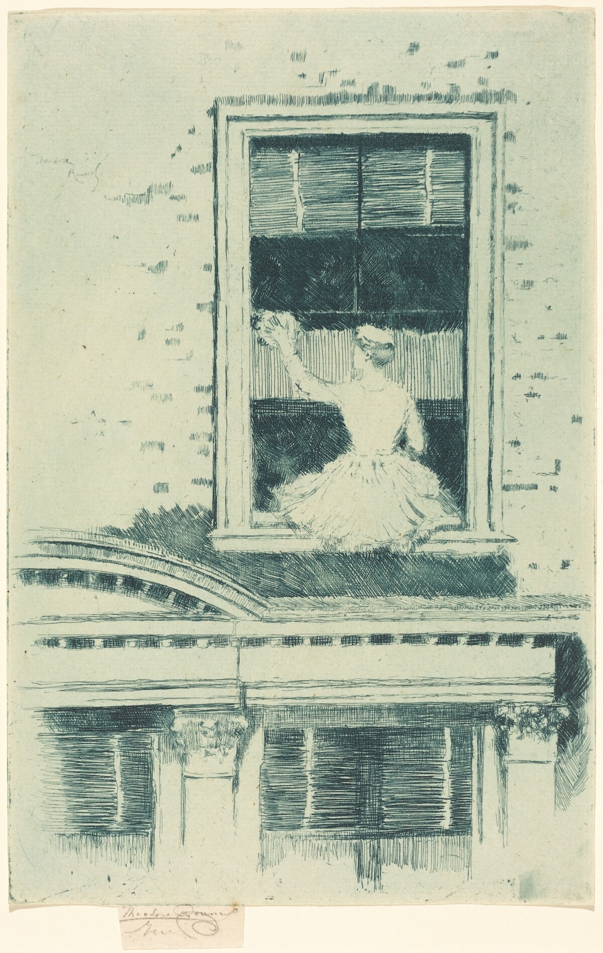 The Window Cleaner, Chelsea by Théodore Roussel