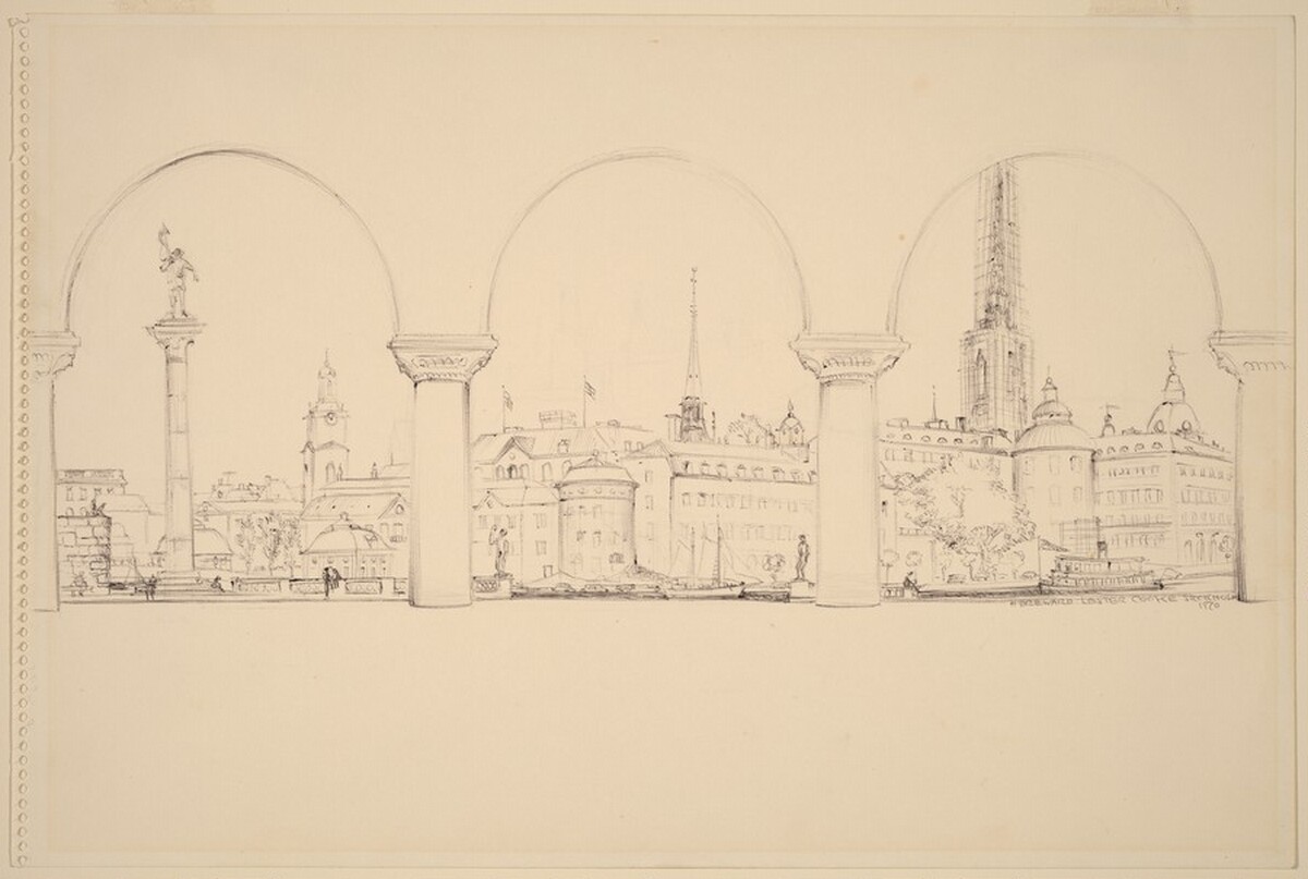 View of Stockholm by Hereward Lester Cooke