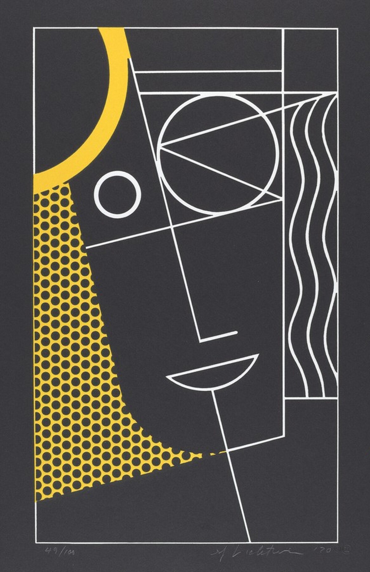 Modern Head #2 by Roy Lichtenstein