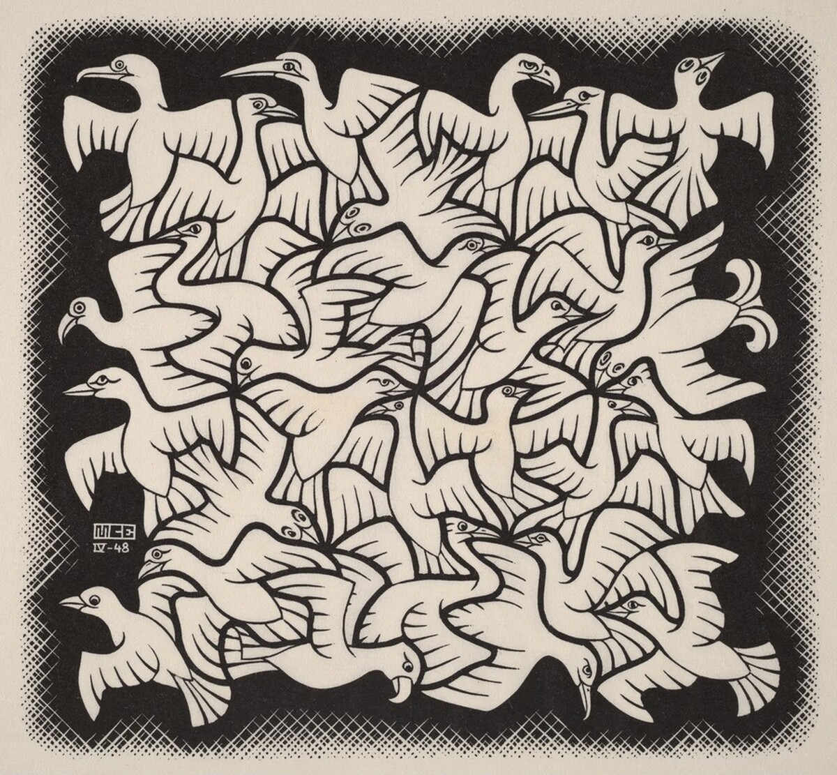Sun and Moon by M.C. Escher