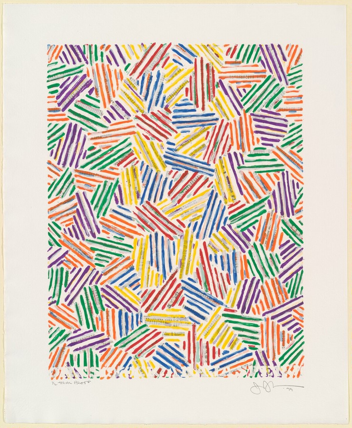 Cicada [trial proof] by Jasper Johns