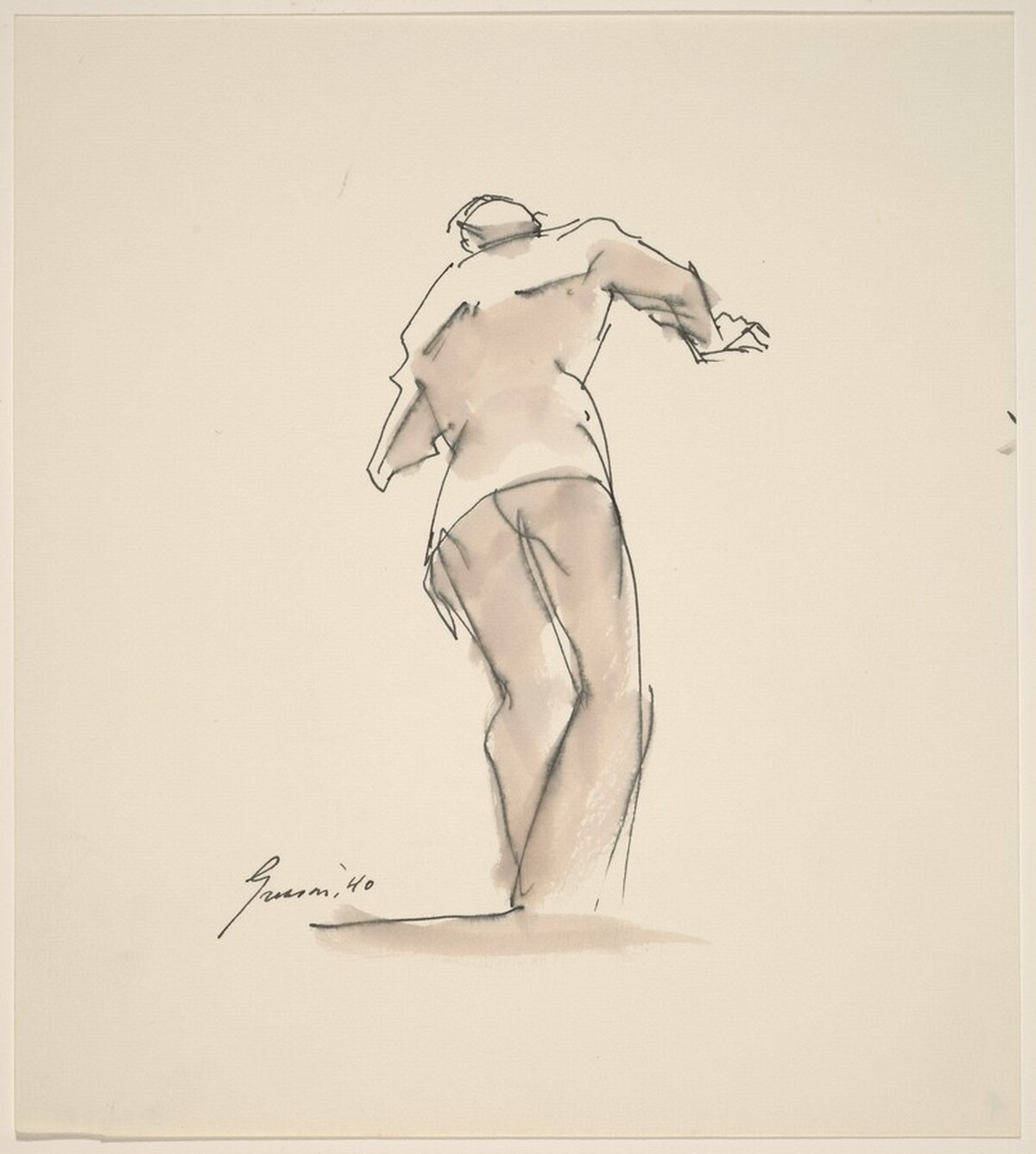 Conductor - Rear View (Stravinsky?) by Donald Carlisle Greason