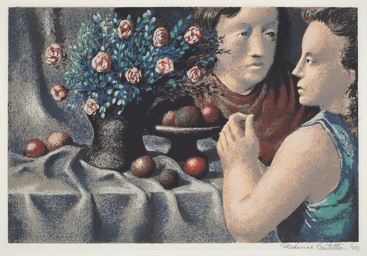 Tete-a-Tete (Conversation) by Federico Castellón