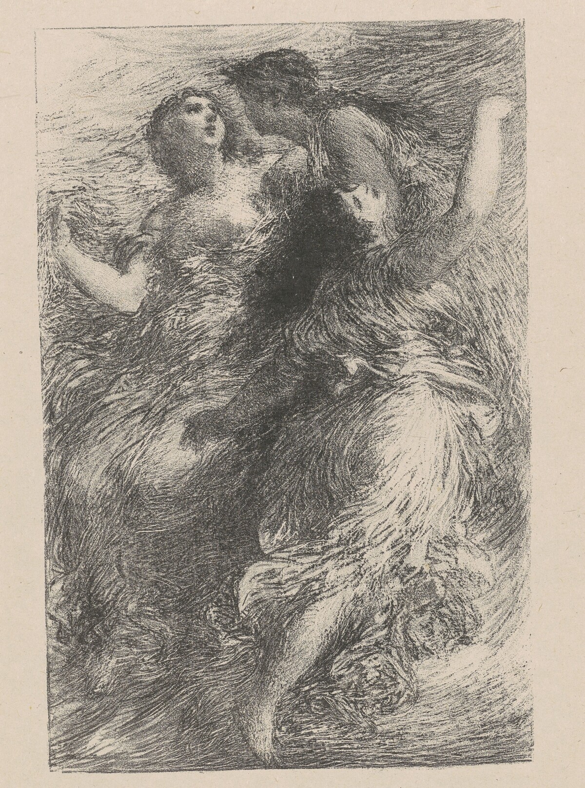 L'Or du Rhin -- Les Filles du Rhin by Henri Fantin-Latour