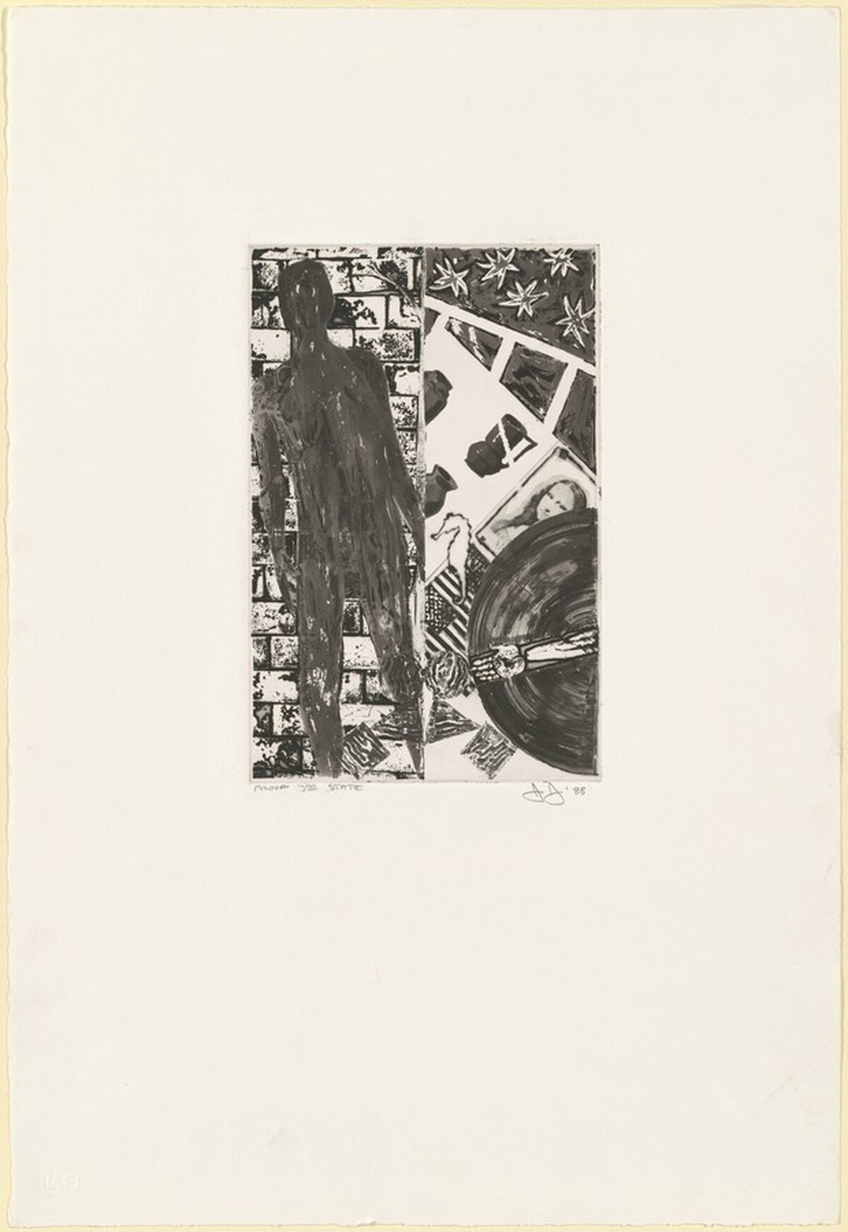 Summer (Frontispiece for "Poems" by Wallace Stevens) [state proof of 3rd state] by Jasper Johns