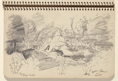 March and Sally on Rocks