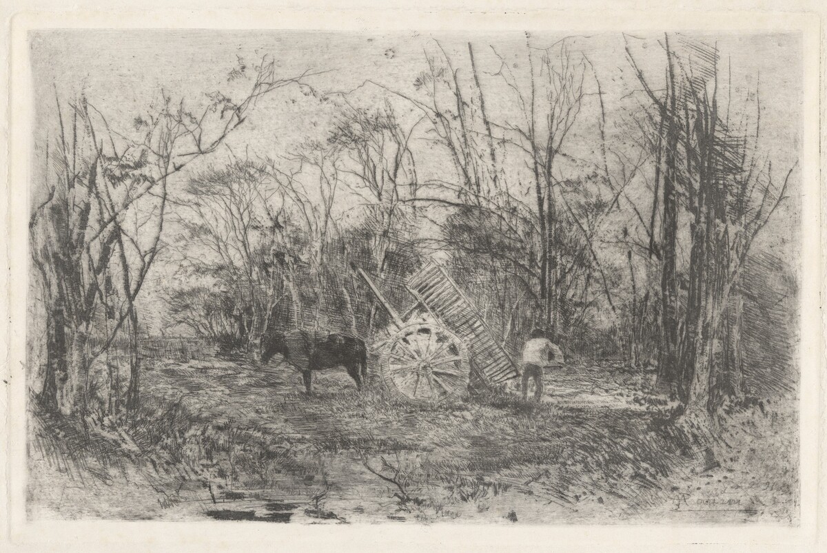 Workers in the Countryside by Pompeo Mariani