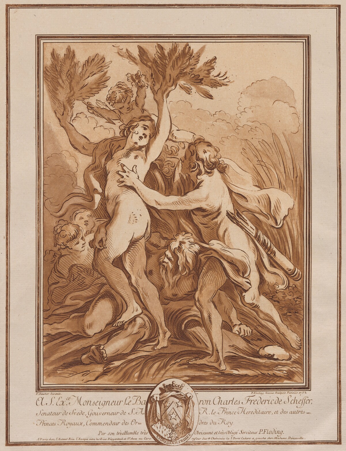 Apollo and Daphne by Per Gustaf Floding