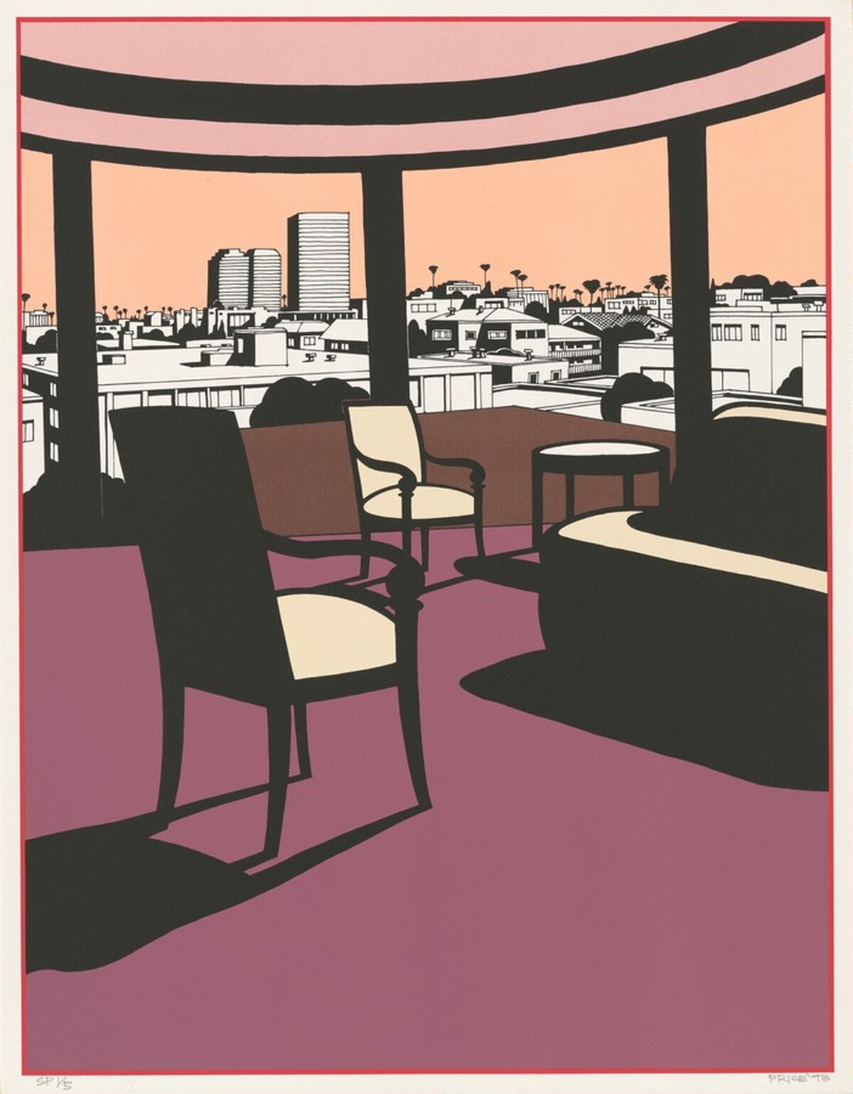 Western Sunset by Ken Price
