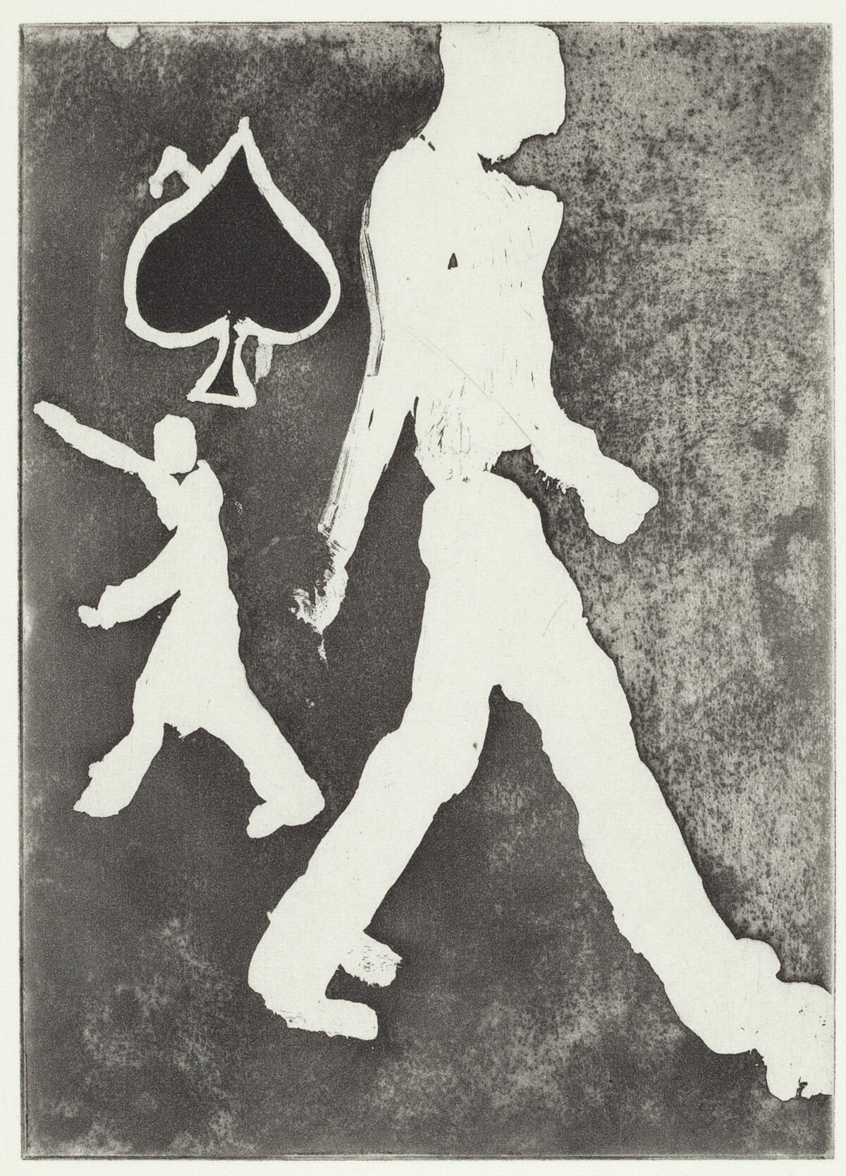 Walking Figure with Spade by Richard Diebenkorn