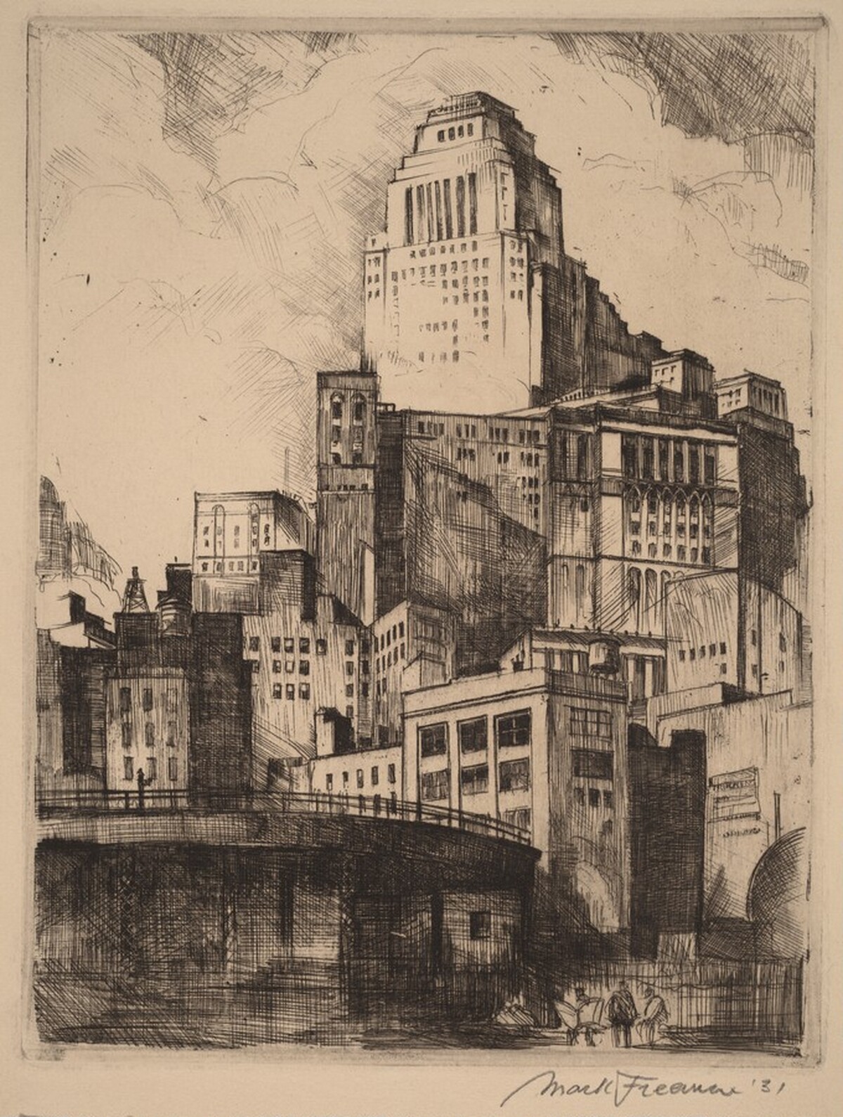 Untitled (South Ferry El) by Mark Freeman