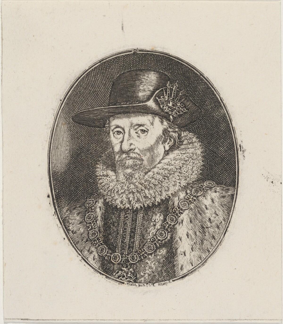 James I, King of England by Simon de Passe