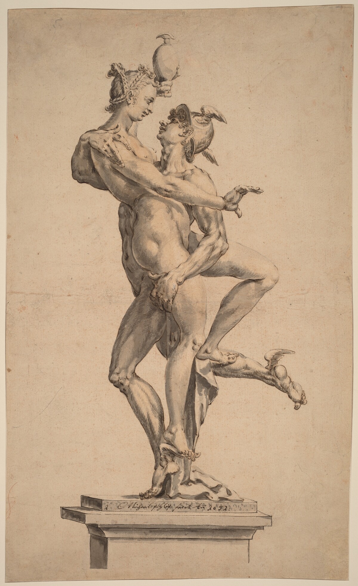 Mercury Abducting Psyche by Michael Philip I, after Jan Muller