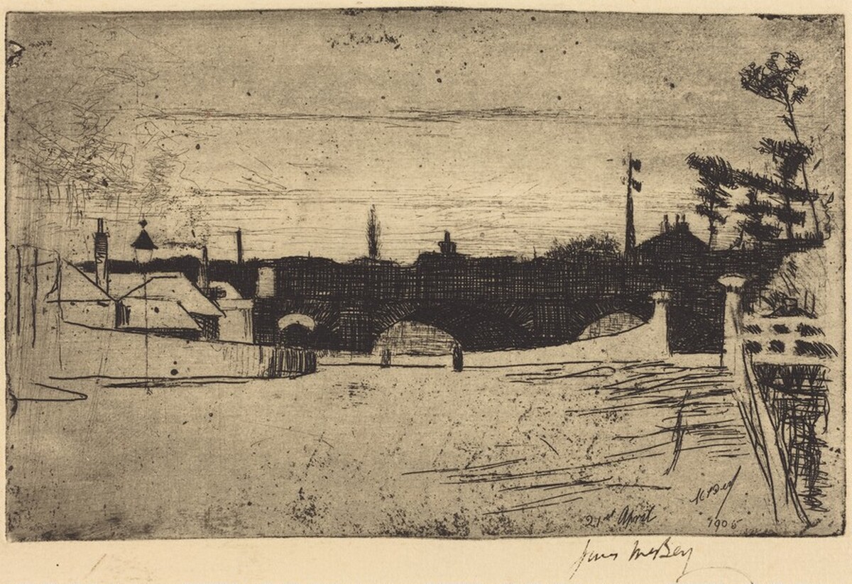 Bridge near Leith by James McBey