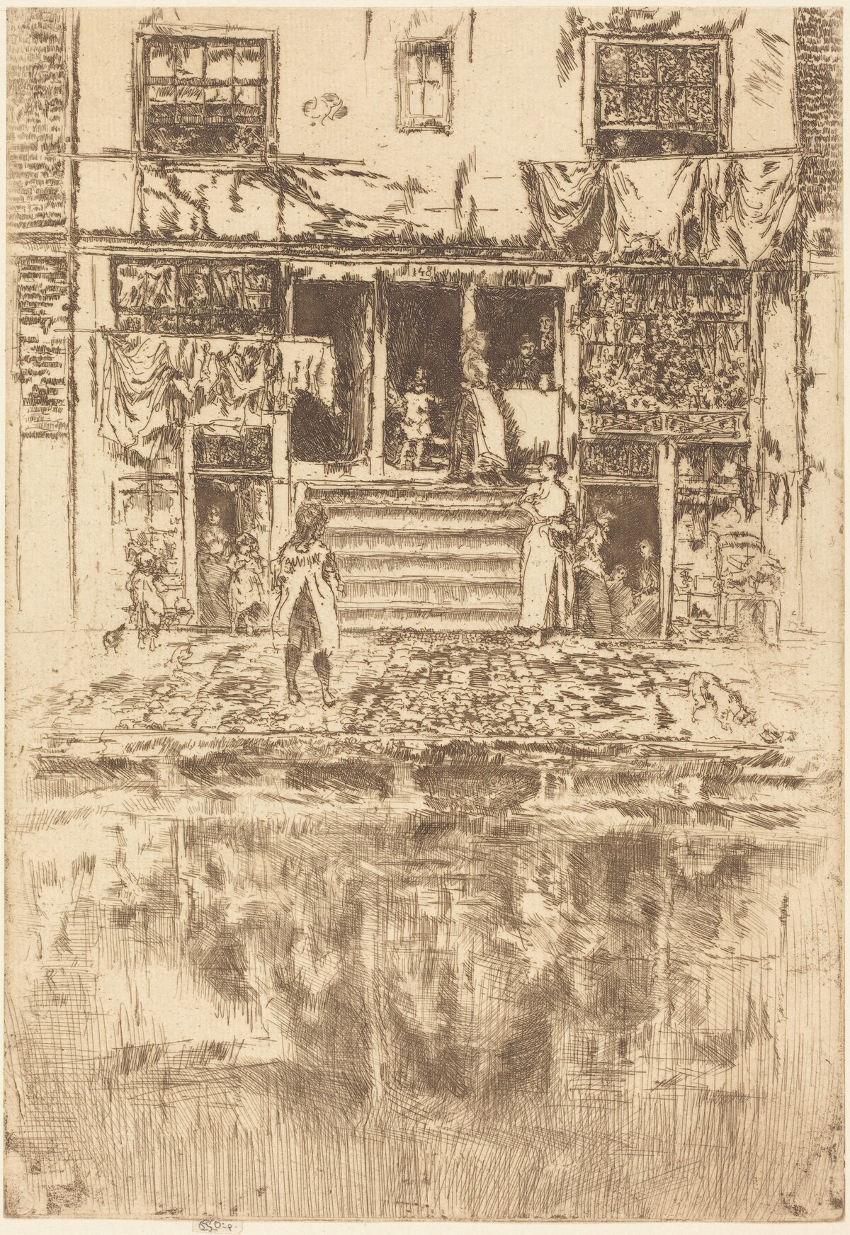 The Steps, Amsterdam by James McNeill Whistler