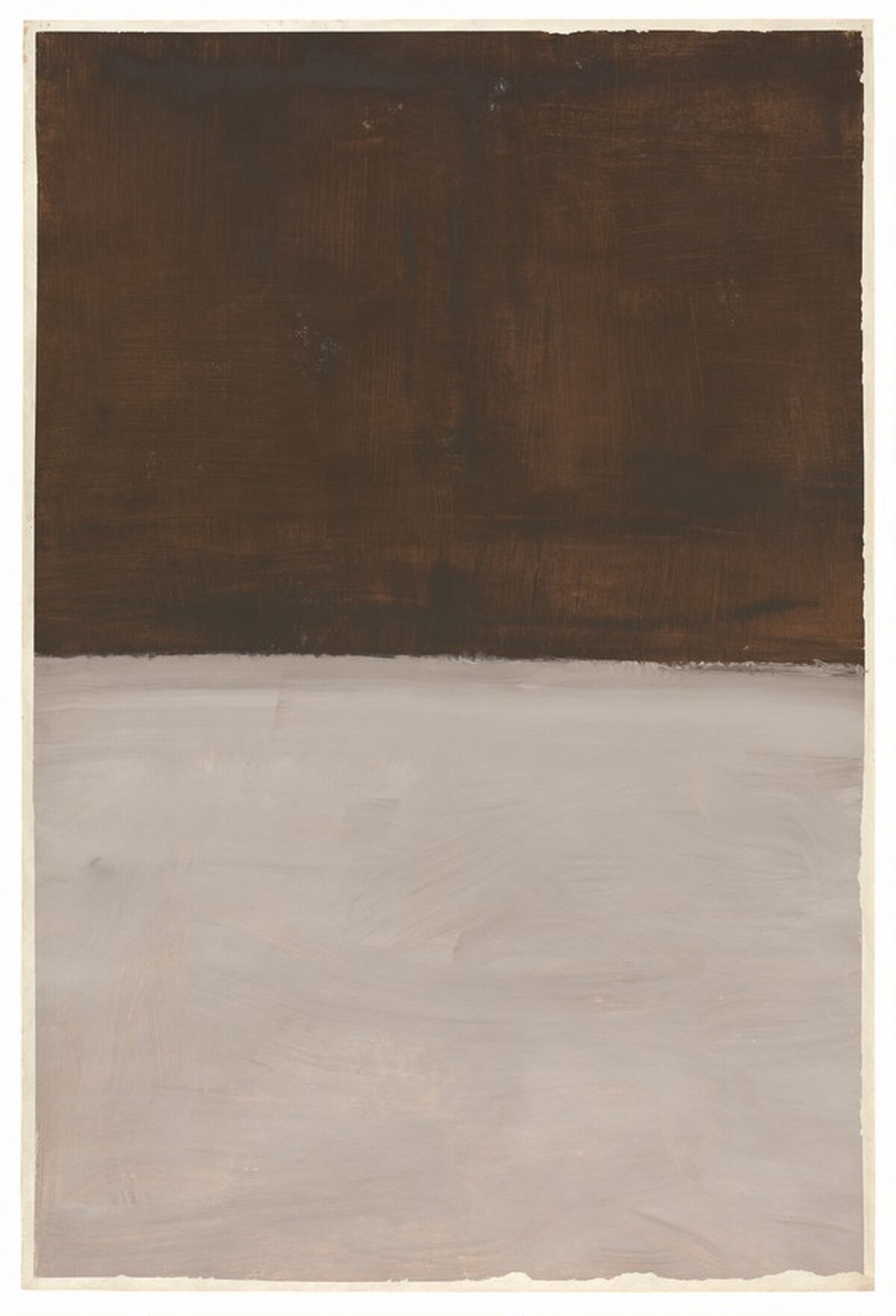 Untitled (brown and gray) by Mark Rothko