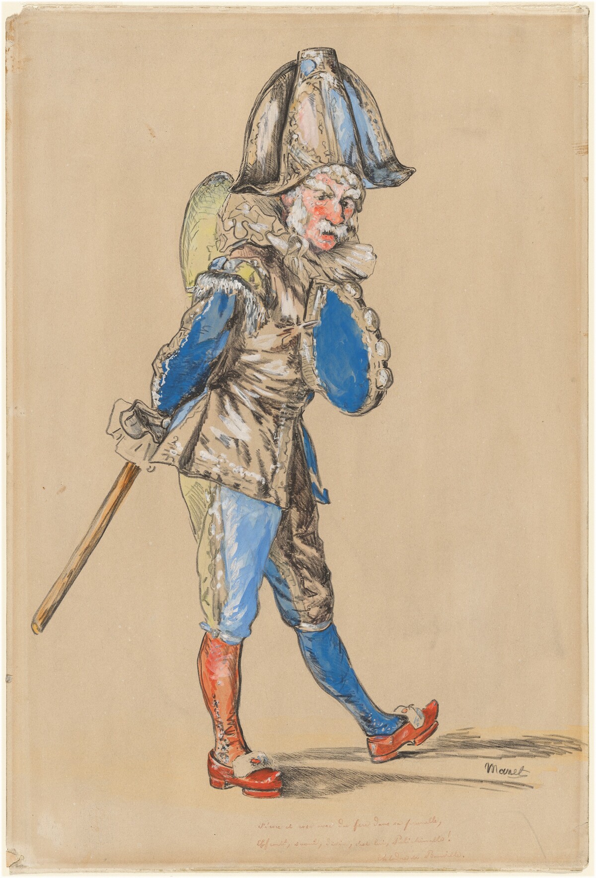 Polichinelle by Edouard Manet