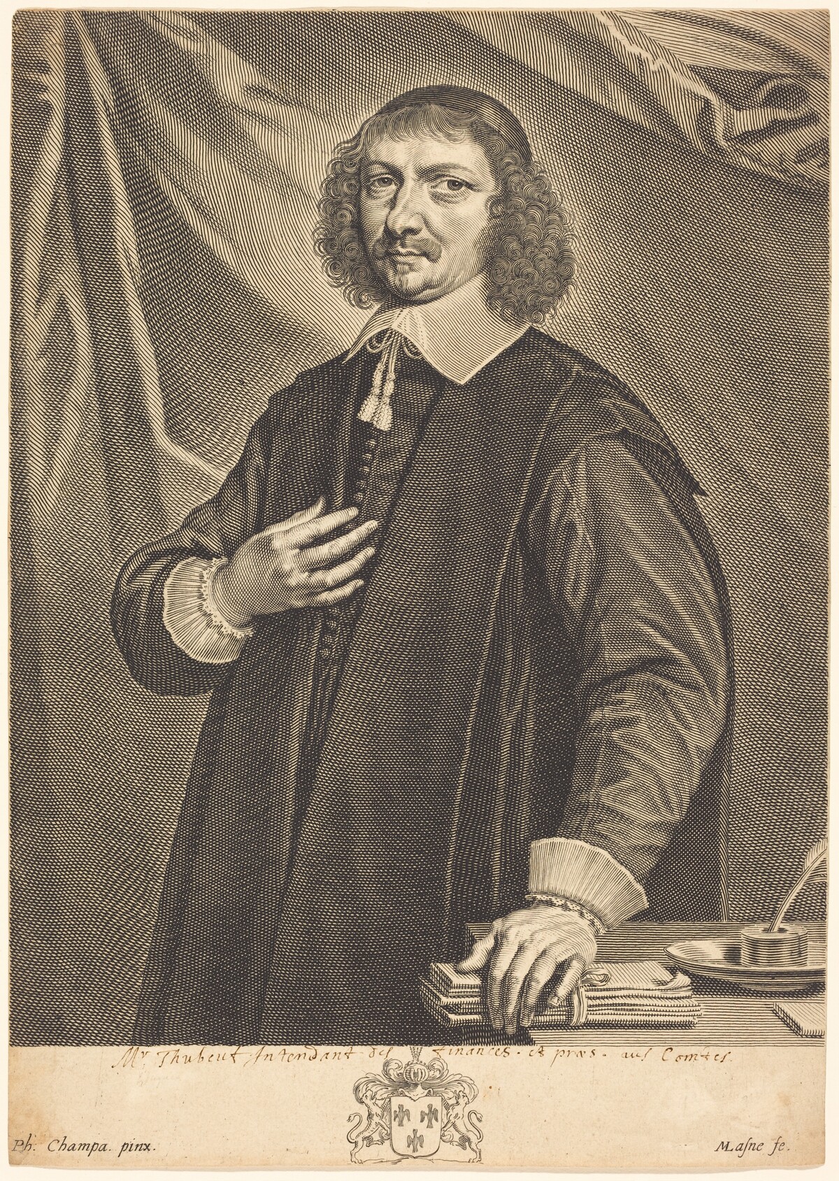 Jacques Thubeuf by Michel Lasne after Philippe de Champaigne