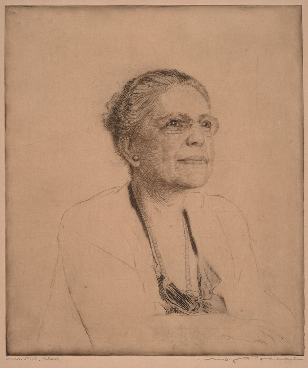 Mrs. M.C. Sloss by Max Pollak