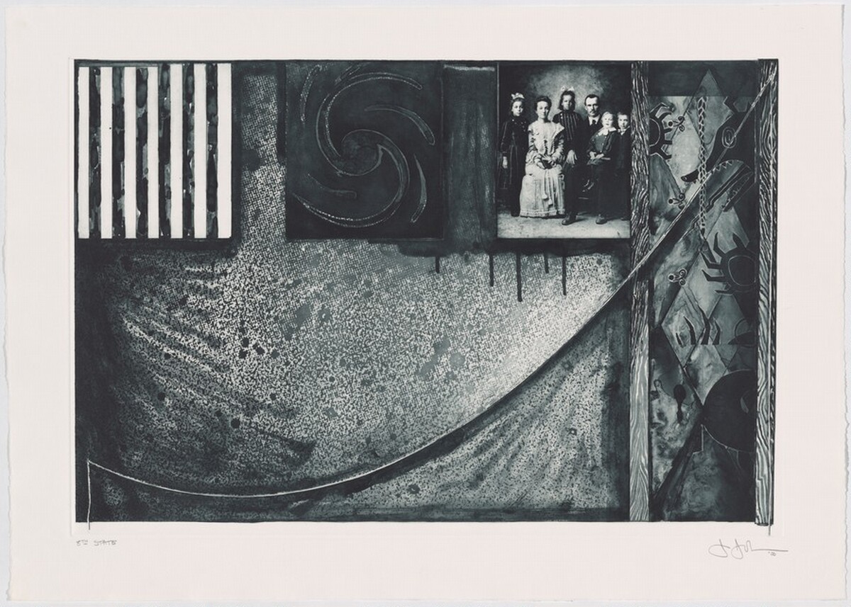 Untitled [state proof of 8th state] by Jasper Johns