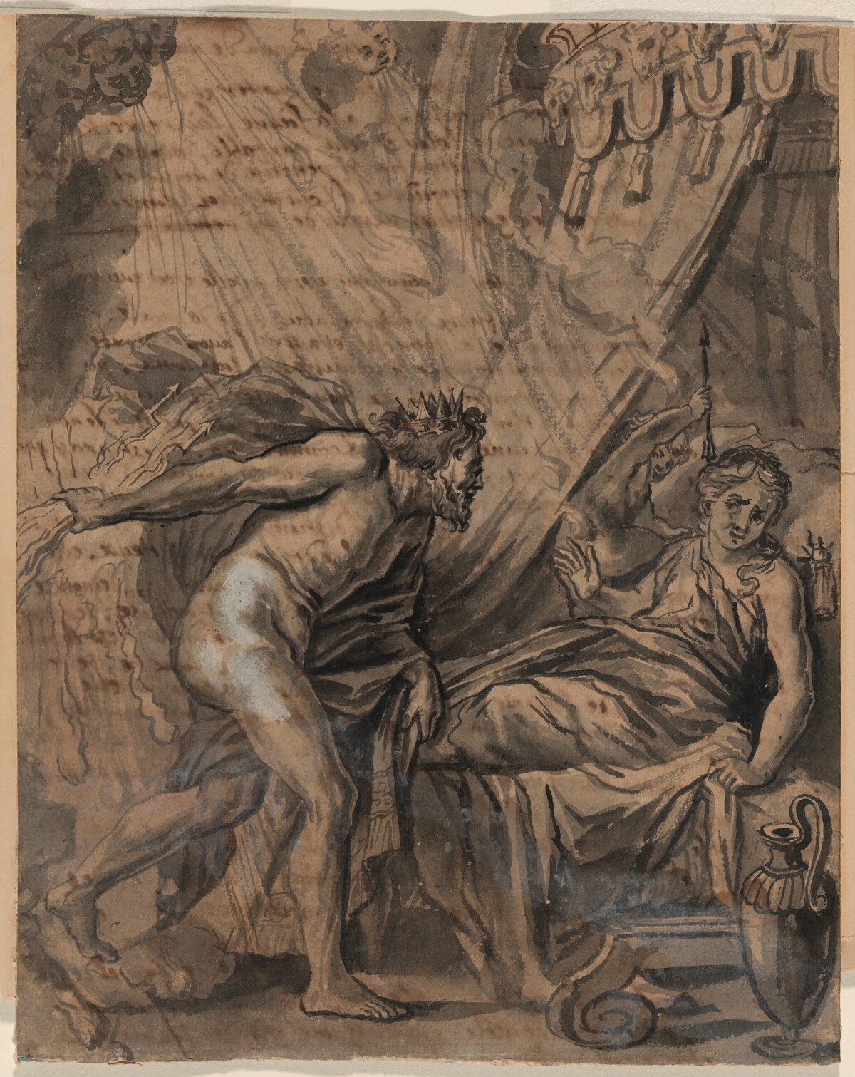 Jupiter and Semele by French 18th Century