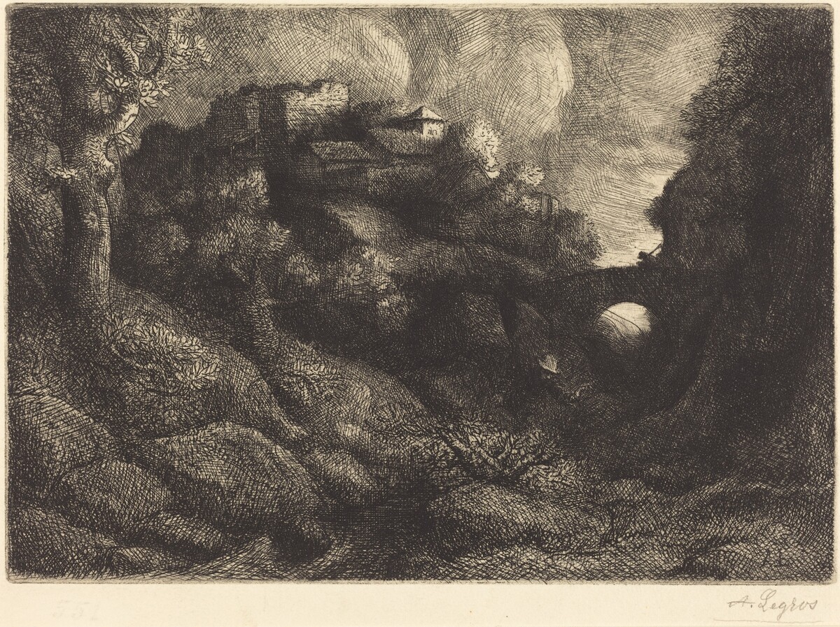 Remembrance of Italy (Souvenir d'Italie) by Alphonse Legros