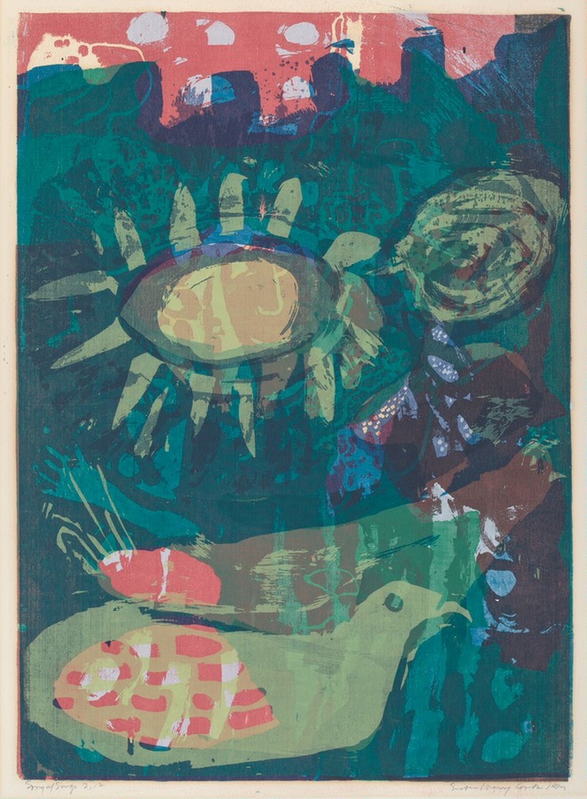 Song of Songs 2:12 by Corita Kent