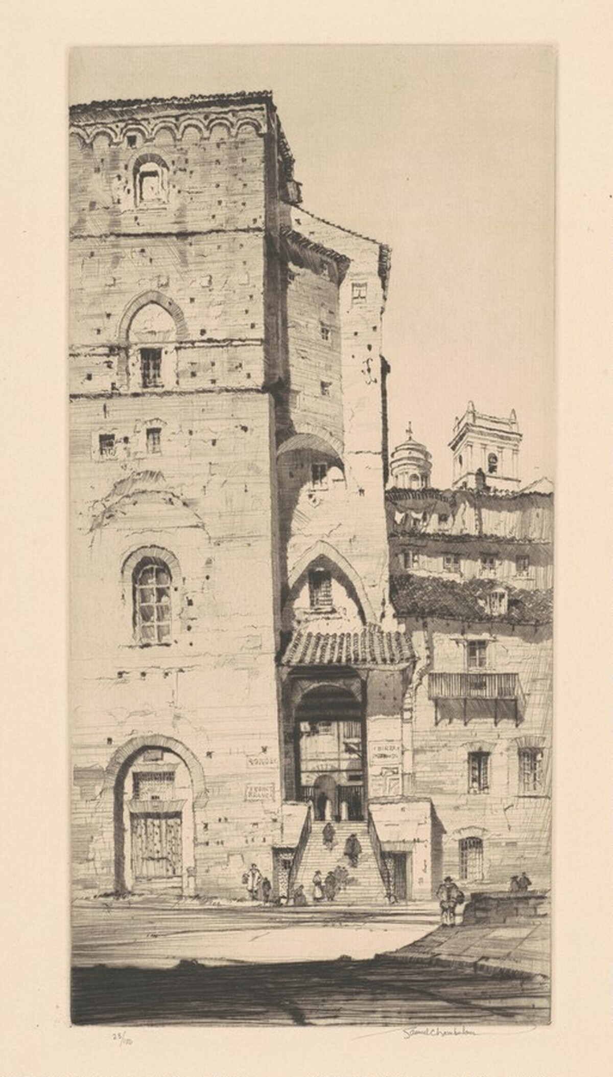Siena by Samuel Chamberlain